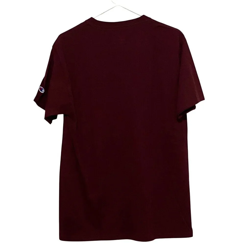 Champion Mississippi State Mens T-Shirt M Maroon Red College Sports Student Fan - Picture 3 of 6